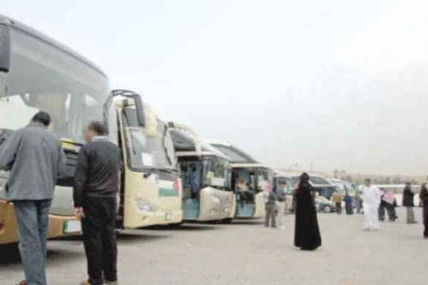 Bus carrying Jordanian women on Umrah in Saudi