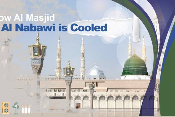 Integrated cooling solutions greet  worshipers at the Prophet’s Mosque