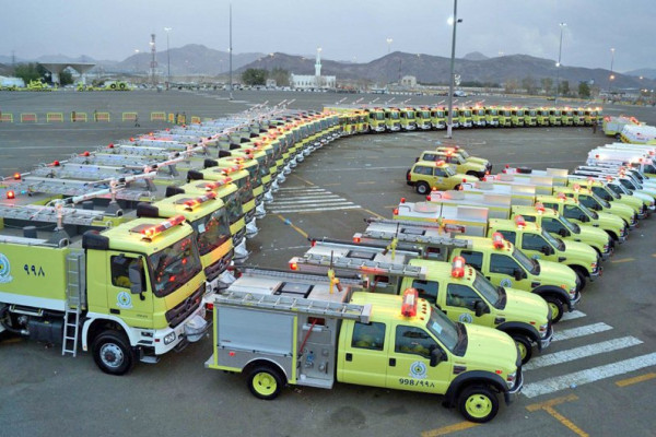 Saudi Civil Defense ready to deal with risks and threats during Hajj