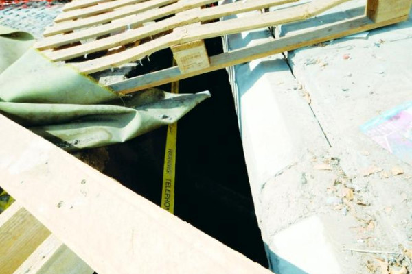 Crack near Well Othman in Madinah puts lives in danger