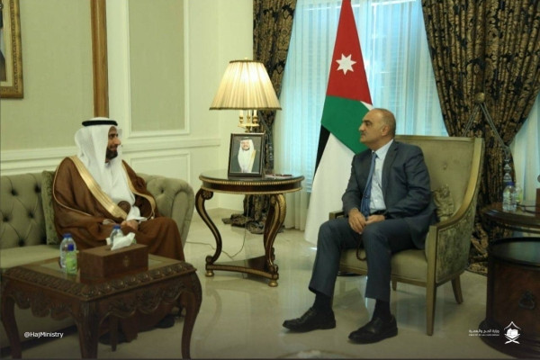 Jordanian PM meets with Saudi Hajj minister