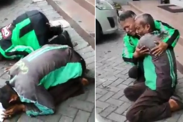 Grab Drivers Break Down in Tears After Learning They Won Company-Sponsored Pilgrimage