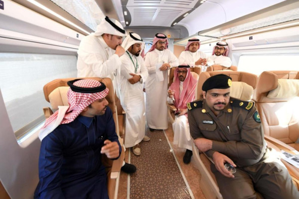 Haramain Express Train conducting weekly test runs