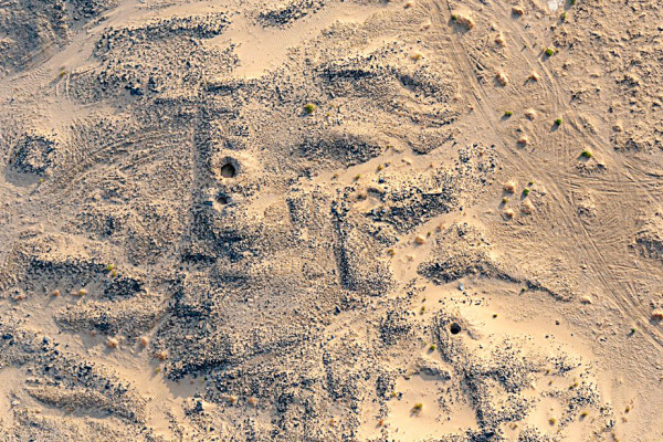 Eye in the sky finds ancient Saudi village beneath the sands